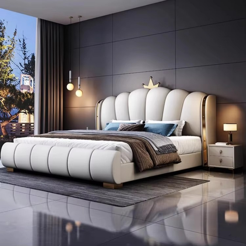 King Size Bed Frame With Storage Drawers - Arredamento moderno di lusso per la