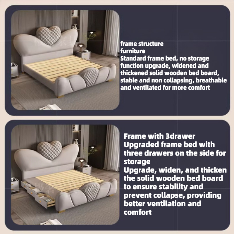 Letto Matrimoniale 200x220cm c - King Size Bed Frame With Storage Drawers recensione e prezzo