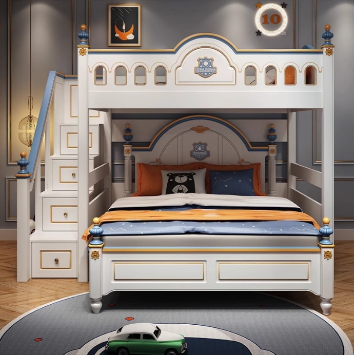 Letto a Castello in Legno per  - Bunk Bed With Stairs And Slide recensione e prezzo