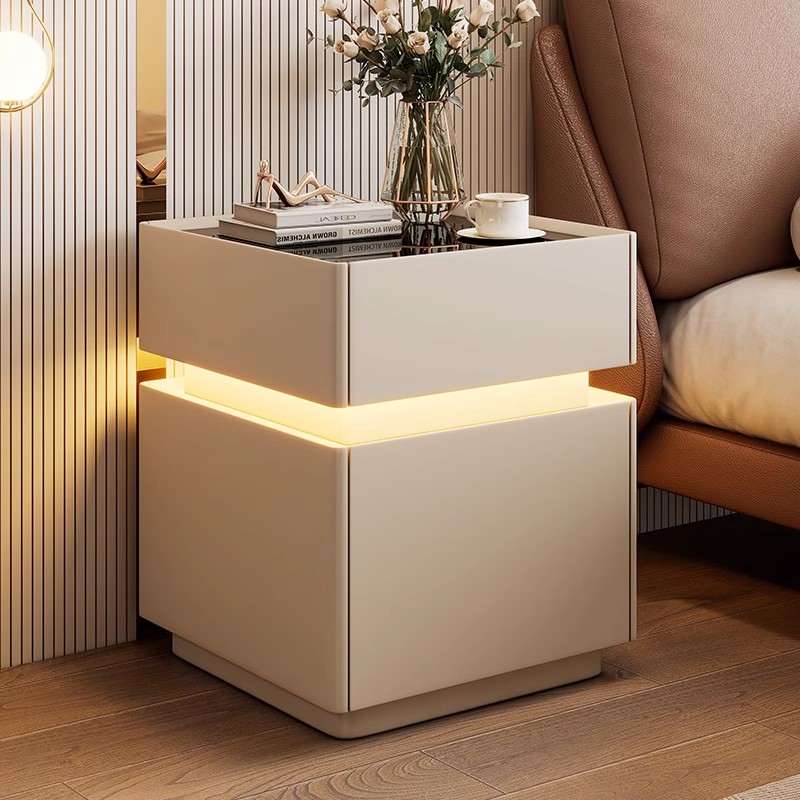 Comodino intelligente con sens - Solid Wood Nightstand 2 Drawers recensione e prezzo