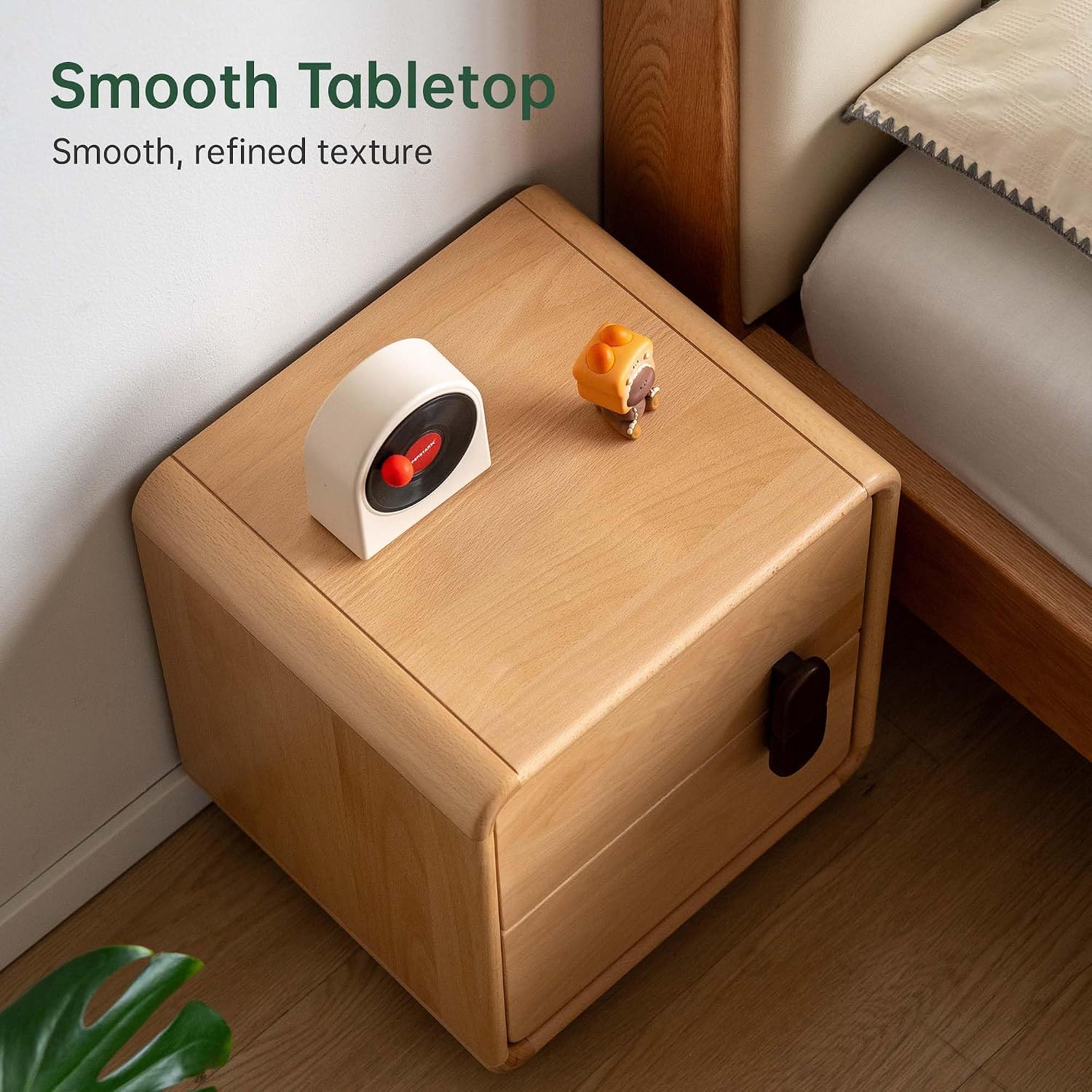 Comodino in legno massello con - Solid Wood Nightstand 2 Drawers recensione e prezzo