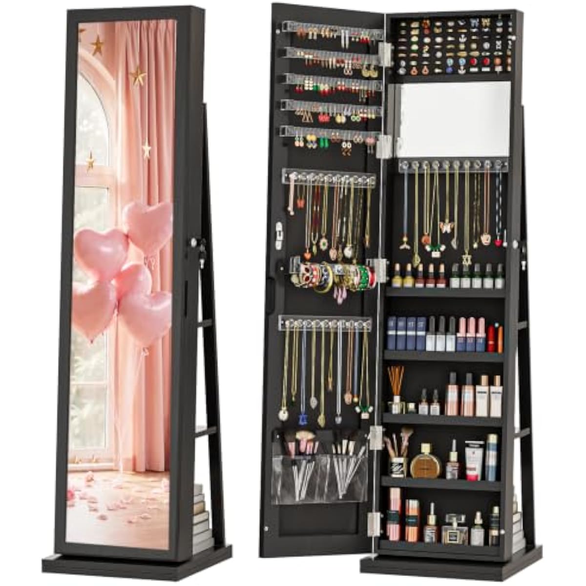 Elegante Armadio Portagioie Ne - Full Length Mirror Jewelry Armoire recensione e prezzo