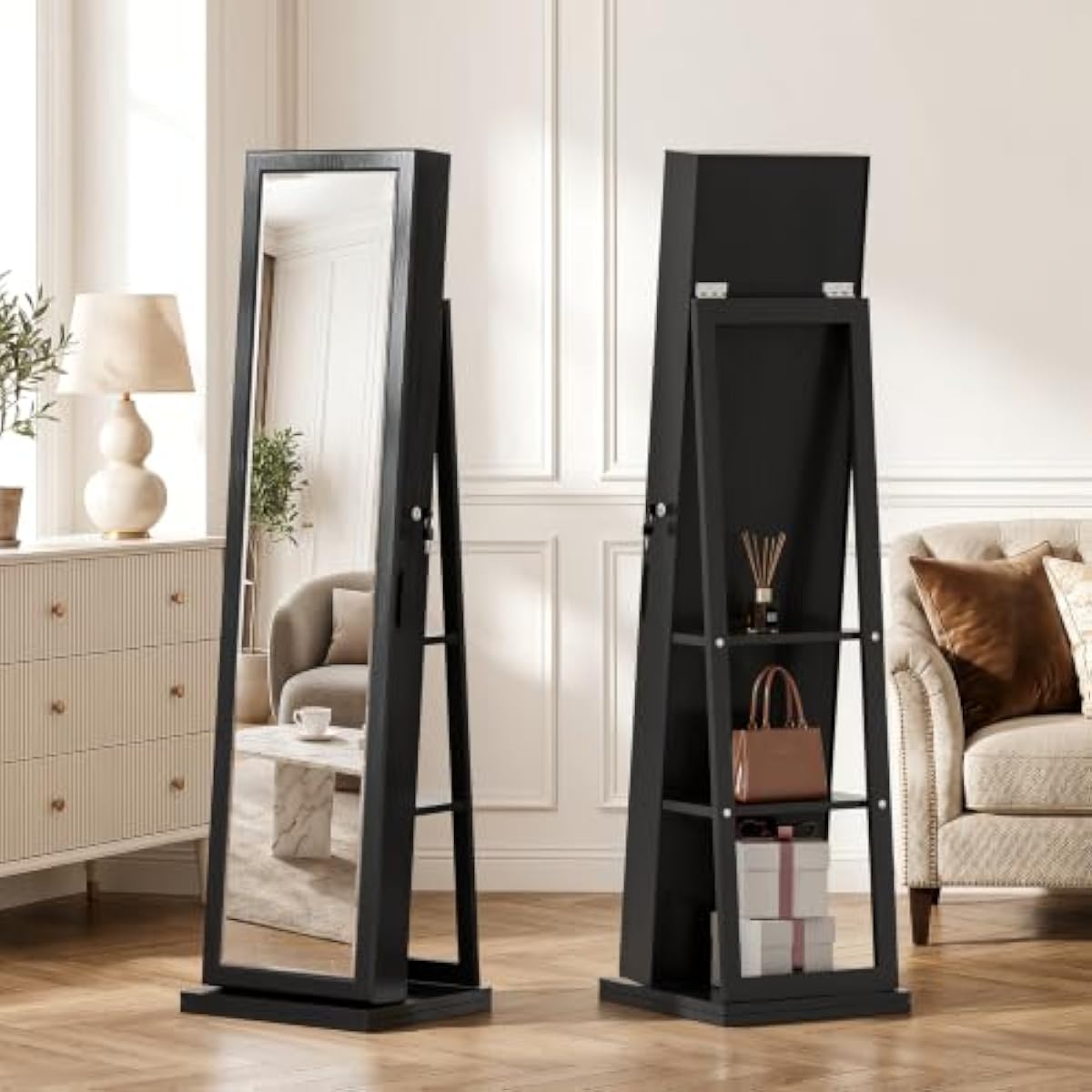 Elegante Armadio Portagioie Ne - Full Length Mirror Jewelry Armoire recensione e prezzo