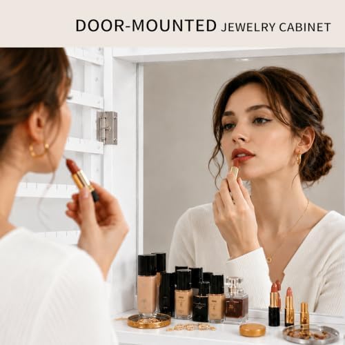 Armadio Portagioie con Serratu - Full Length Mirror Jewelry Armoire recensione e prezzo