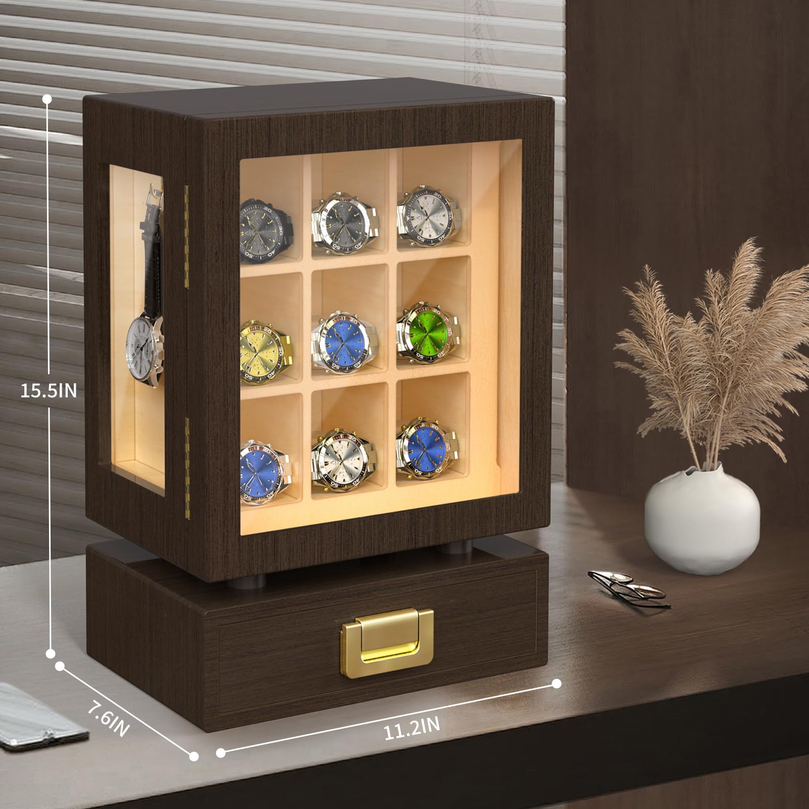 Scatola Porta Orologi in Legno - Storage recensione e prezzo