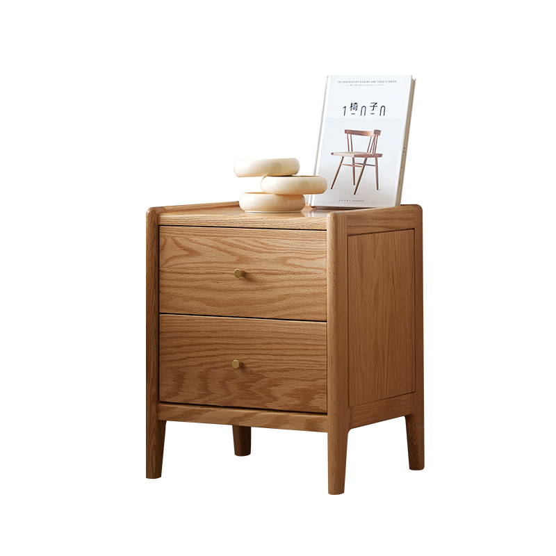 Mobili per camera da letto in  - Solid Wood Nightstand 2 Drawers recensione e prezzo