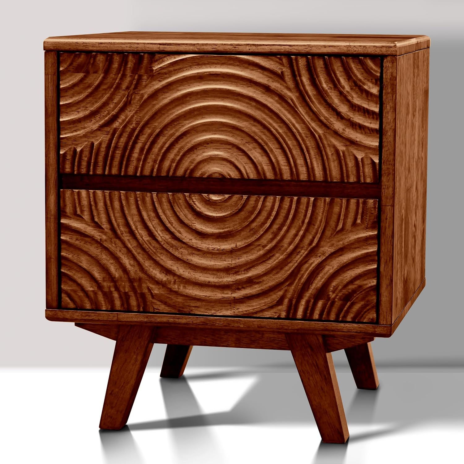 Comodino in Legno Massello di  - Solid Wood Nightstand 2 Drawers recensione e prezzo