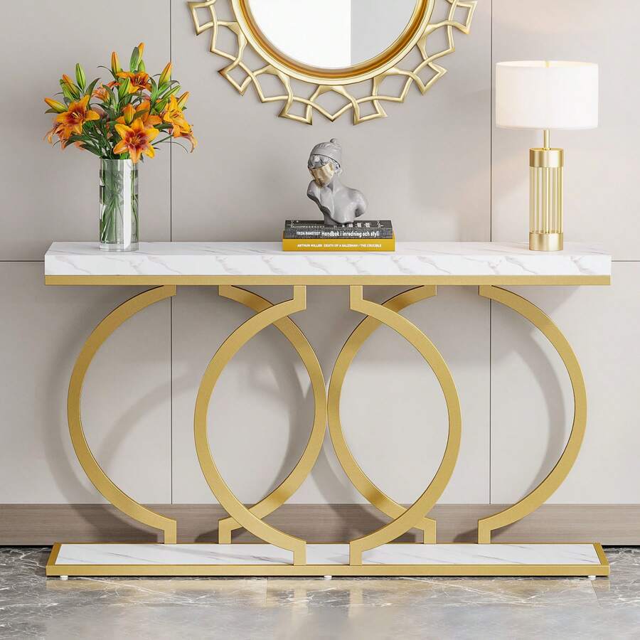 Tavolo Console Moderno in Oro  - Sofas recensione e prezzo