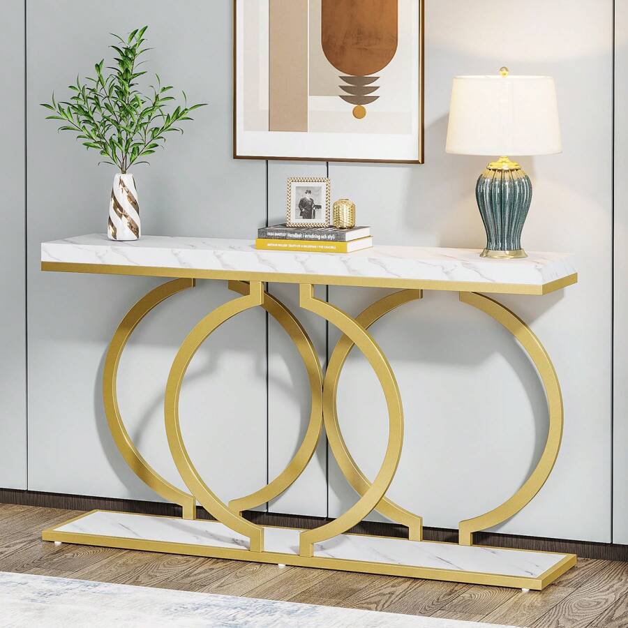 Tavolo Console Moderno in Oro  - Sofas recensione e prezzo
