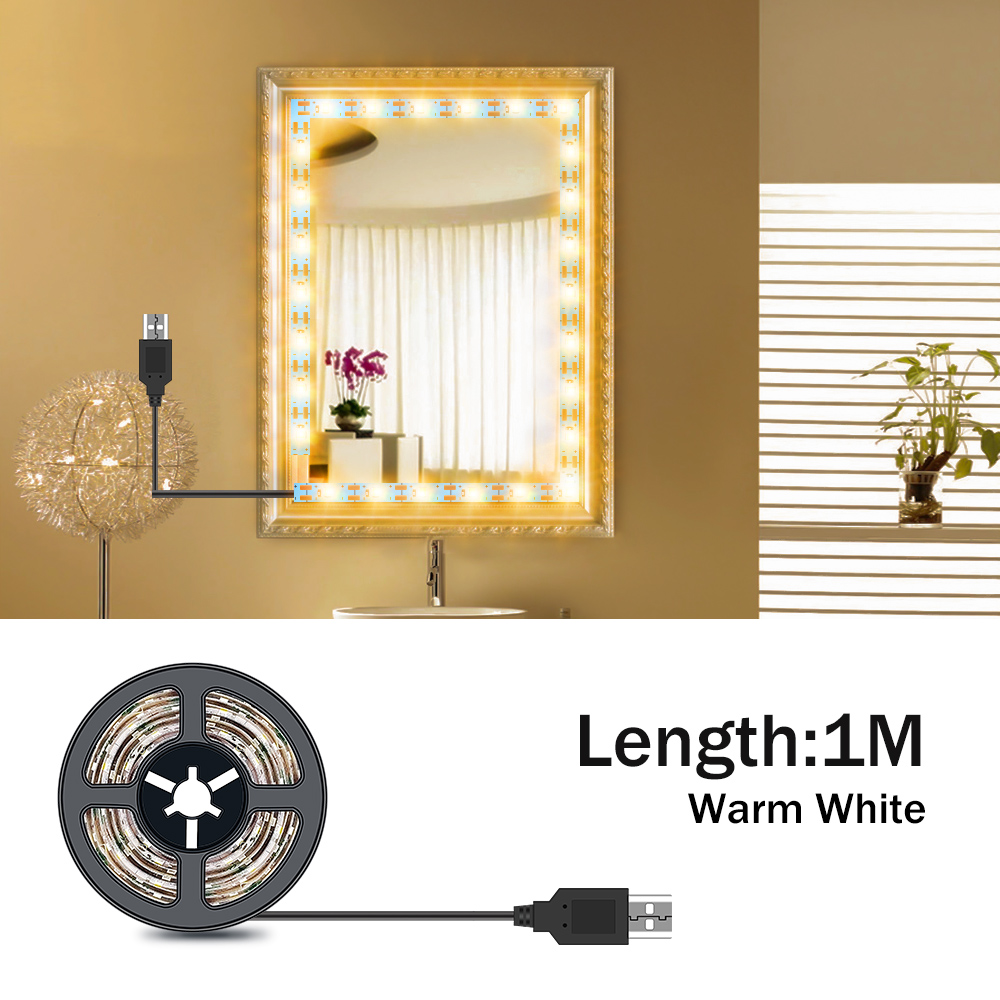 DC5V LED Specchio per il trucc - Dressing Table Vanity With Lighted Mirror recensione e prezzo