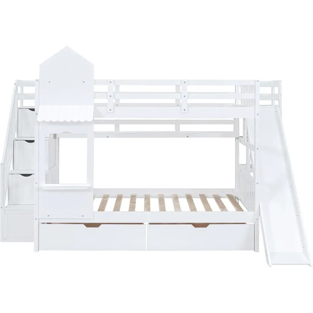 Letto a Castello Gemello con S - Bunk Bed With Stairs And Slide recensione e prezzo