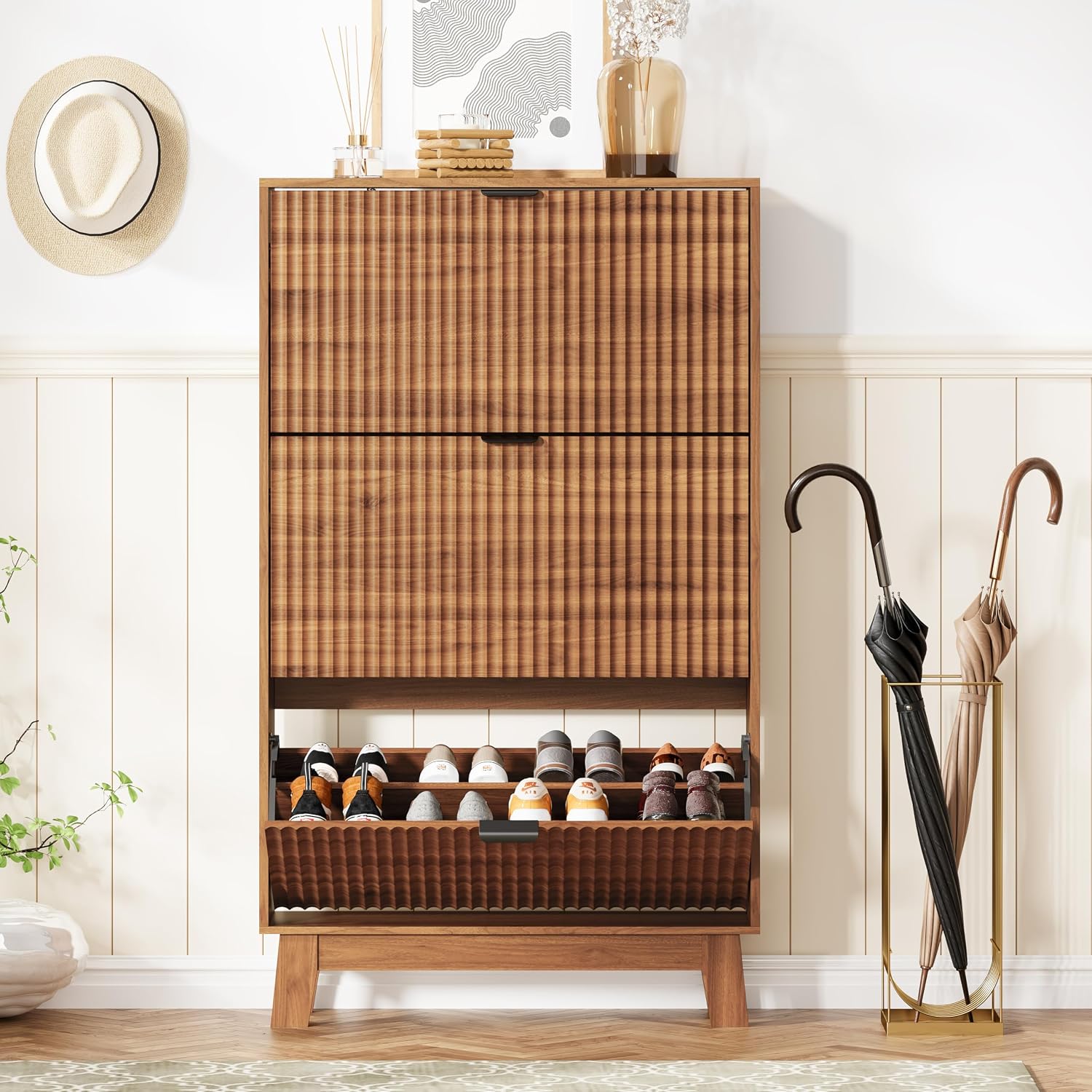 Mobile Porta Scarpe da Ingress - Shoe Rack Cabinet Narrow Entryway recensione e prezzo