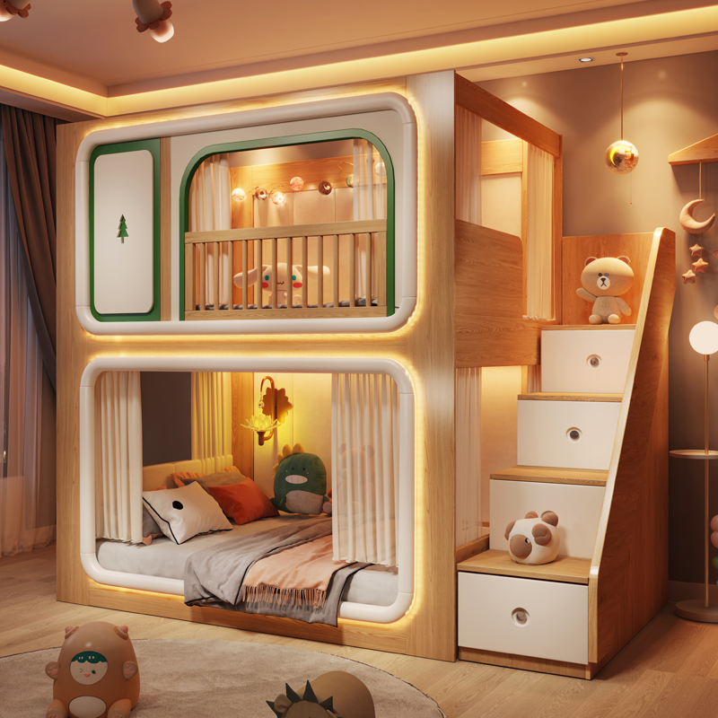Loft Letti per bambini a due p - Bunk Bed With Stairs And Slide recensione e prezzo