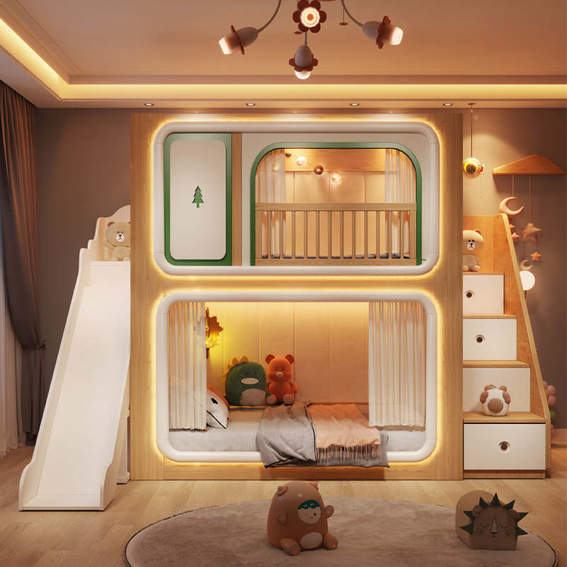 Loft Letti per bambini a due p - Bunk Bed With Stairs And Slide recensione e prezzo